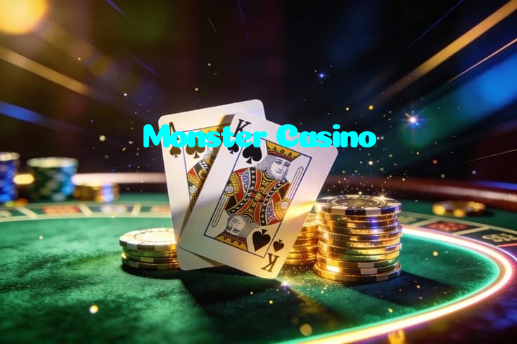 Monster Casino casino presented on mobile device in Pakistan with slots and live games
