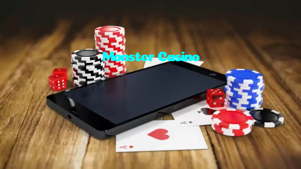 Monster Casino casino presented on mobile device in Pakistan with slots and live games